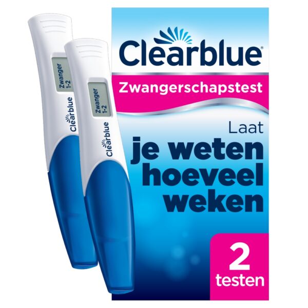 Clearblue zwangerschapstest met wekenindicator 2 stuks