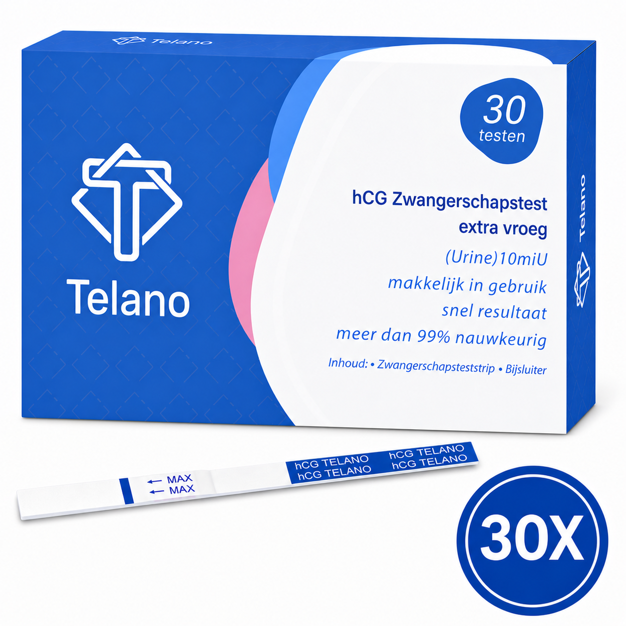 Ovulatietest 50 stuks + 30 stuks Zwangerschapstest Dipstick Voordeelpakket Extra Vroeg - Afbeelding 6