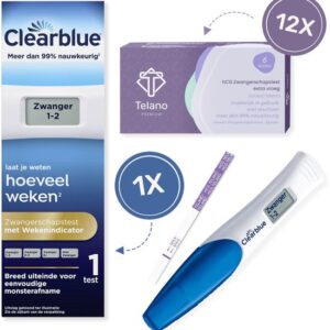 Telano zwangerschapstesten en Clearblue
