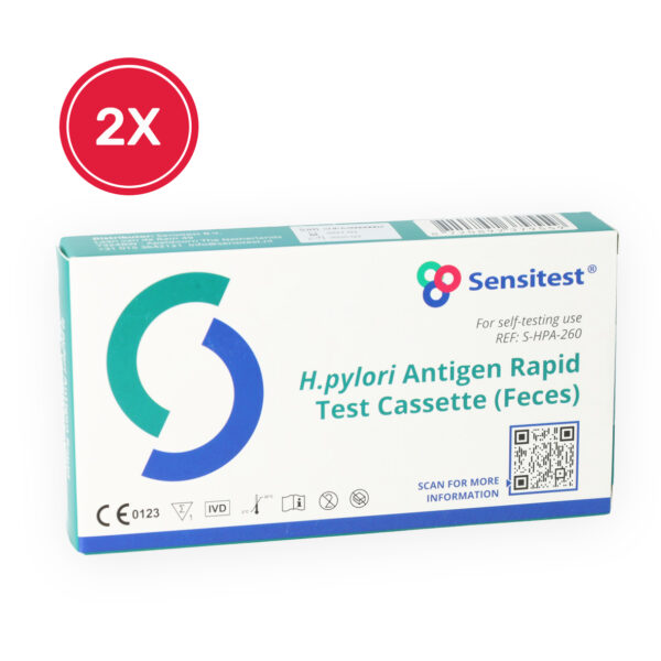 2 stuks Helicobacter pylori zelftest
