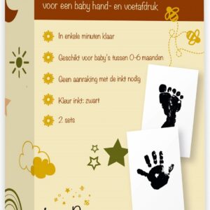 Ivybee babyafdrukkaartje