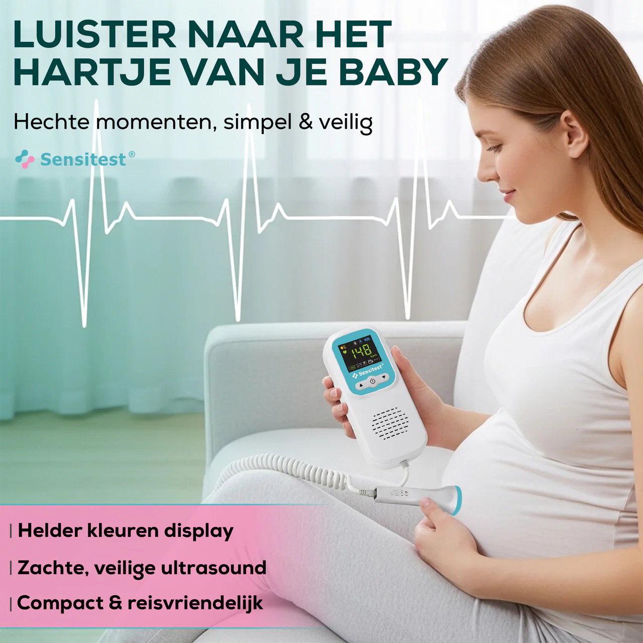 Baby Doppler Premium incl. Ultrasound Gel - Afbeelding 2