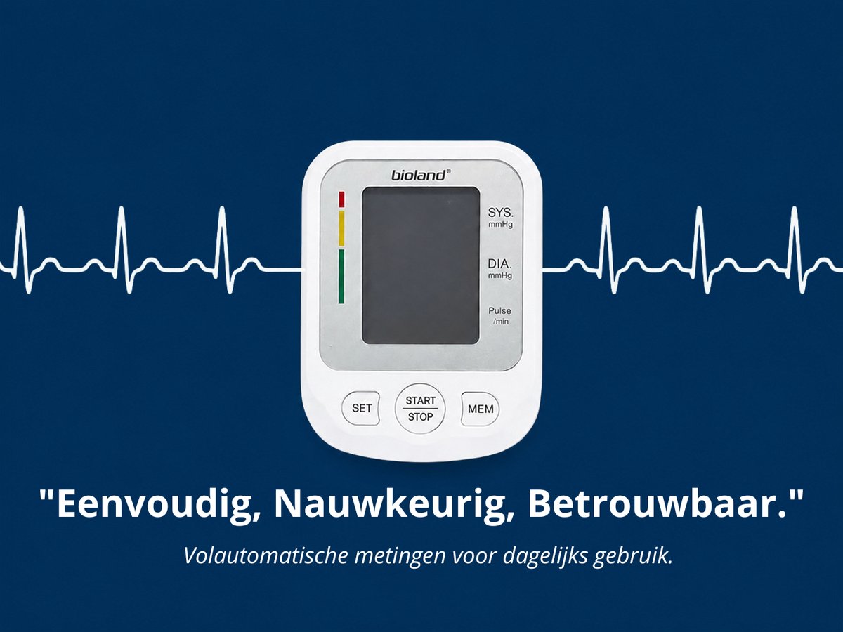 Bloeddrukmeter Bovenarm Digitaal Volautomatisch - Afbeelding 5
