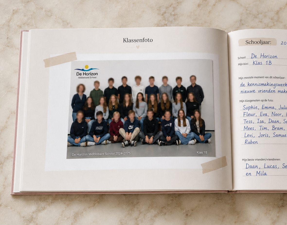 Middelbare school pagina