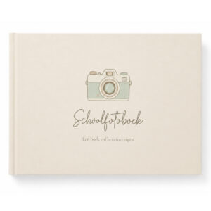 Schoolfotoboek beige