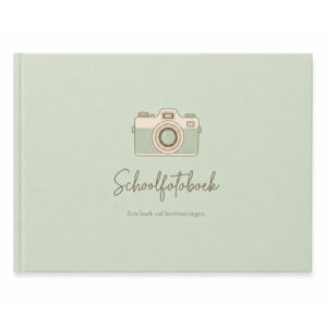 Schoolfotoboek groen