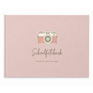 Schoolfotoboek roze