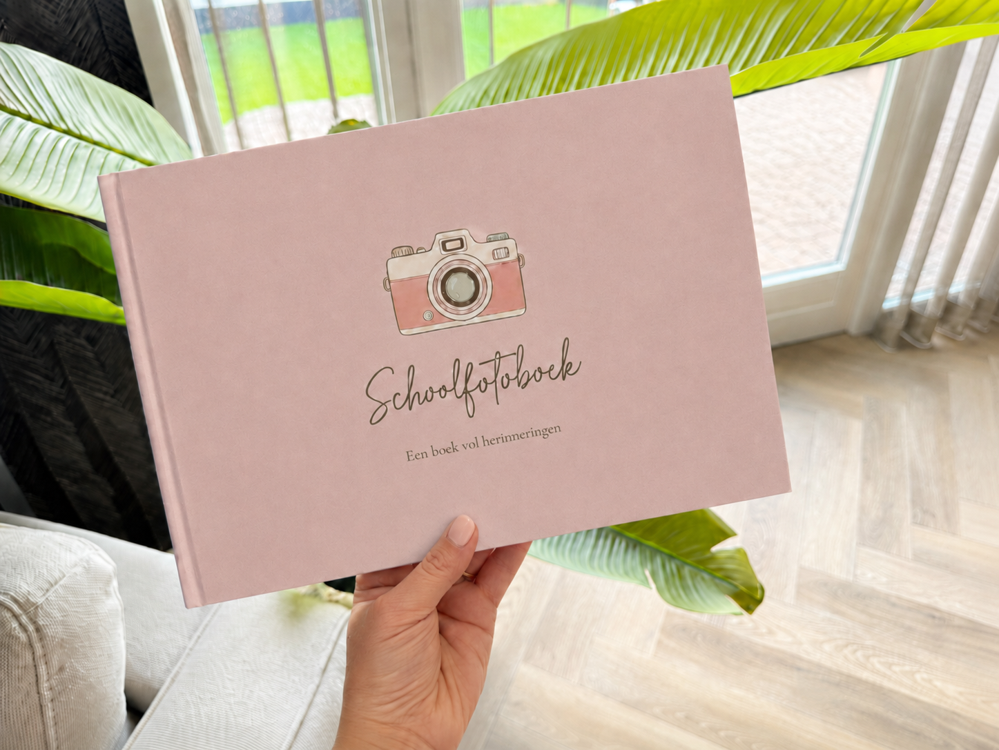 Schoolfotoboek roze