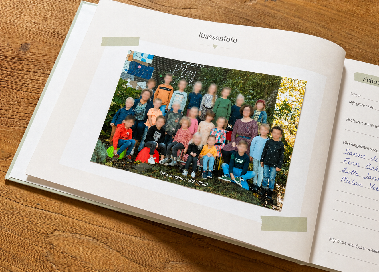 Basisschool schoolfoto