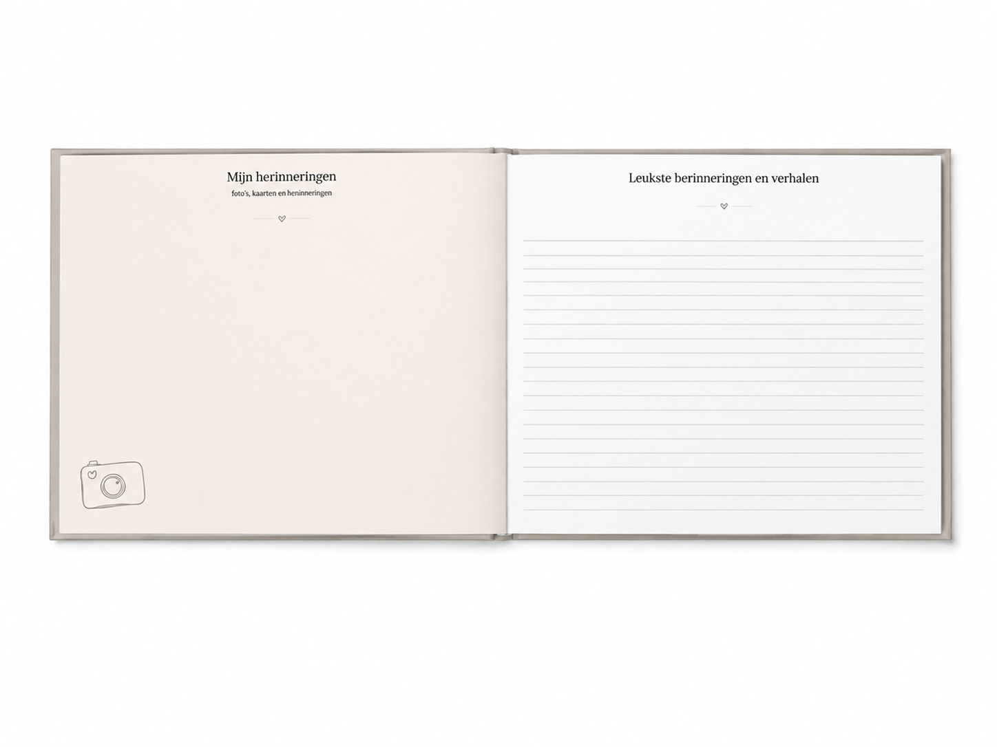 Telano Schoolfotoboek Beige - Afbeelding 4