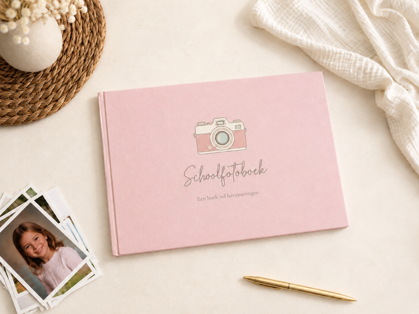 Telano Schoolfotoboek Roze - Afbeelding 2